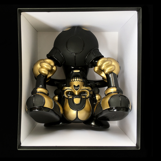 David Flores x HellFire Canyon Club x BlackBook Toy:Kiss My Ass Stay Gold edition