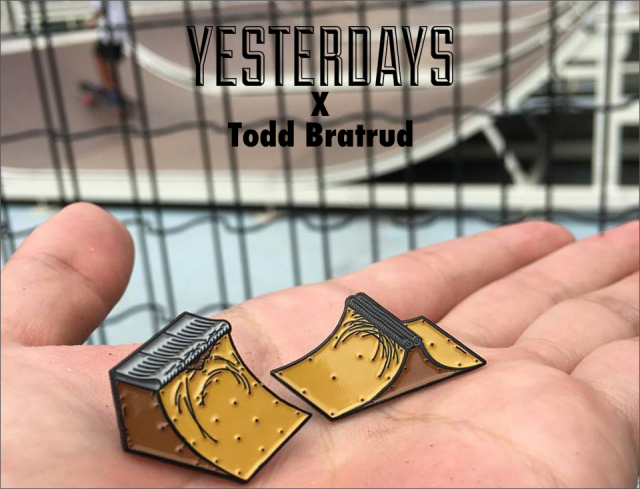 Todd Bratrud x Yesterdays Co（トッド・ブラットラッドxイエスタデーズ） ピンズ1個単位