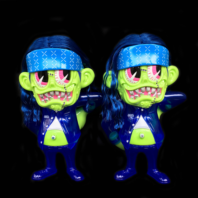 Suicidal Tendencies x BlackBook Toy（スイサイダル・テンデンシーズ）　SKUM-kun 10インチフィギュア Venice Blue 2016 Edition