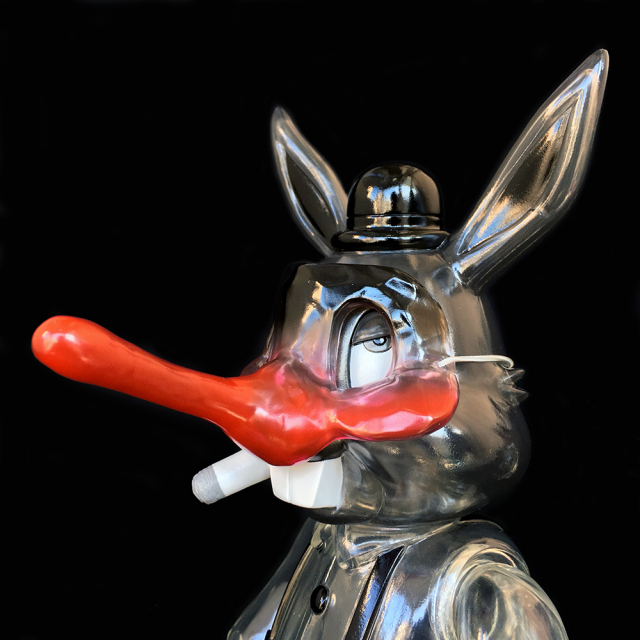 Frank Kozik x BlackBook Toy:A Clockwork Carrot Lil Alex 11インチフィギュア Darkness Edition