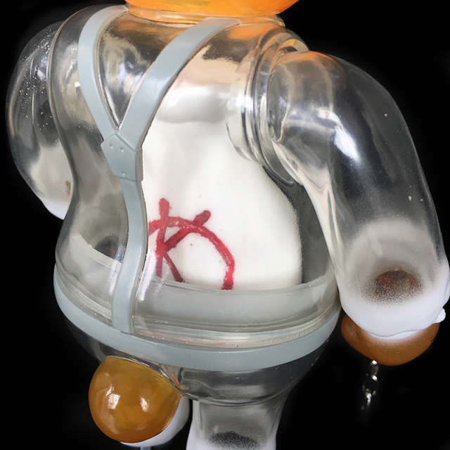 Frank Kozik x BlackBook Toy:A Clockwork Carrot Dim 11インチフィギュア Milk Edition