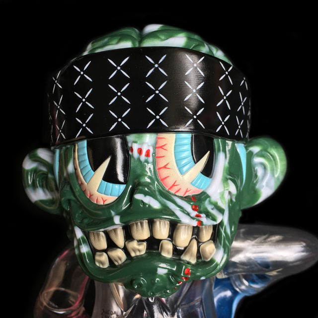 Suicidal Tendencies x BlackBook Toy（スイサイダル・テンデンシーズ）　SKUM-kun 10インチフィギュア Marbled Mixed Parts