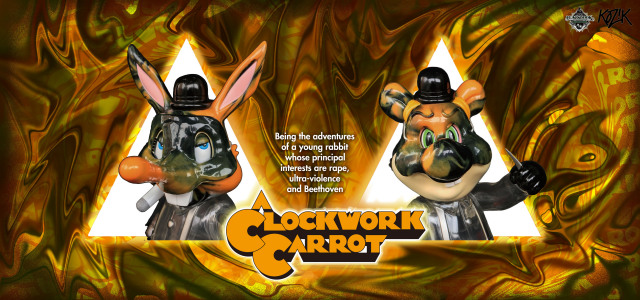 Frank Kozik x BlackBook Toy:A Clockwork Carrot Lil Alex 11インチフィギュア Poison Edition