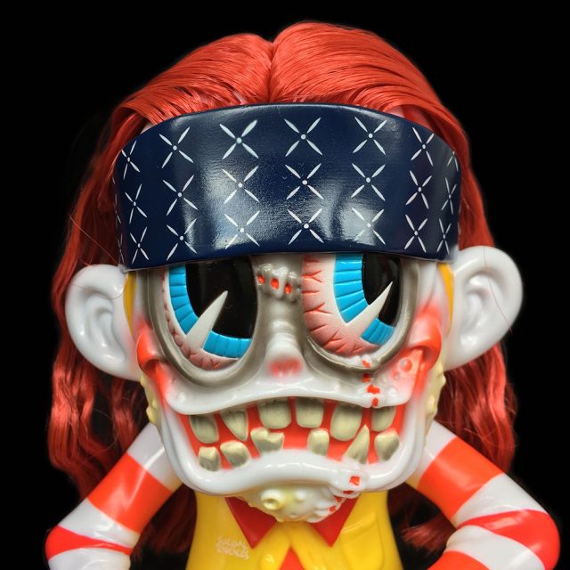 Suicidal Tendencies x BlackBook Toy（スイサイダル・テンデンシーズ）　SKUM-kun 10インチフィギュア MC Psycho edition