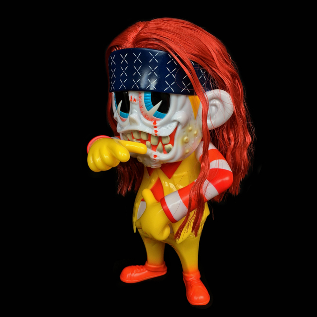 Suicidal Tendencies x BlackBook Toy（スイサイダル・テンデンシーズ）　SKUM-kun 10インチフィギュア MC Psycho edition