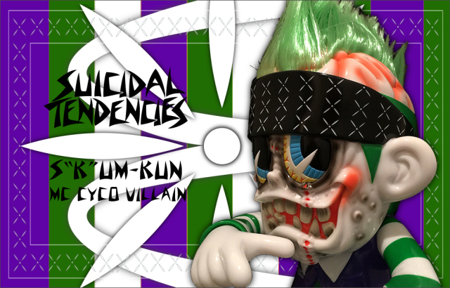 Suicidal Tendencies x BlackBook Toy（スイサイダル・テンデンシーズ）　SKUM-kun 10インチフィギュア MC Cyco Villain edition