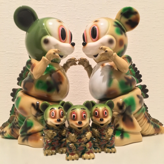 Ron English x BlackBook Toy( ロン・イングリッシュ) Mousezilla Camo