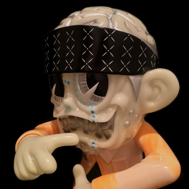 Suicidal Tendencies x BlackBook Toy(スイサイダル・テンデンシーズ) SKUM-kun 10インチフィギュア Acid Marble edition