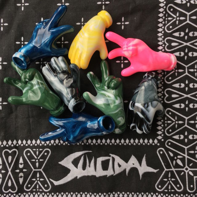 Suicidal Tendencies x BlackBook Toy(スイサイダル・テンデンシーズ) SKUM-kun 10インチフィギュア Acid Marble edition