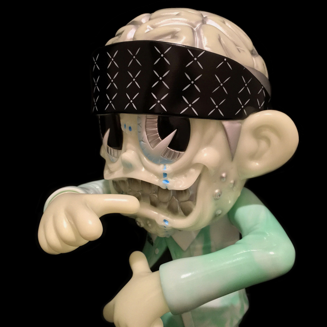 Suicidal Tendencies x BlackBook Toy（スイサイダル・テンデンシーズ）　SKUM-kun 10インチフィギュア Acid Marble 2nd