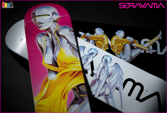 Hajime Sorayama:Sexy Robot Skate Deck