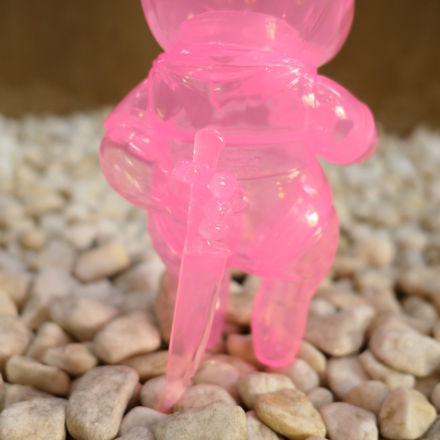 Frank Kozik x BlackBook Toy:Piggums Sakura Clear
