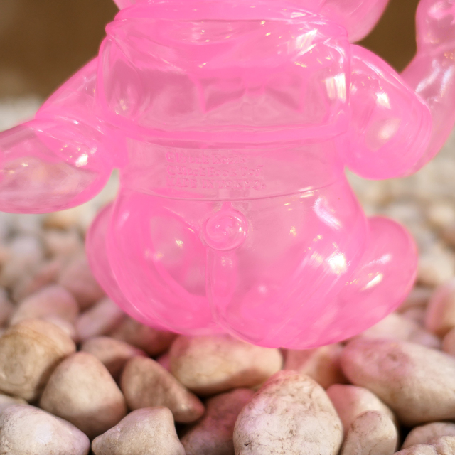 Frank Kozik x BlackBook Toy:Piggums Sakura Clear