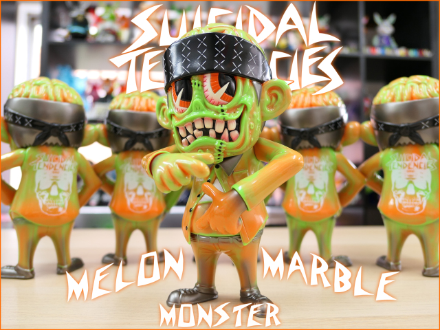Suicidal Tendencies x BlackBook Toy:SKUM-kun Melon Marble Monster
