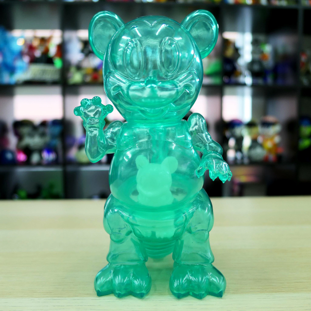 Ron English x BlackBook Toy( ロン・イングリッシュ)　Mousezilla Emerald with GR GID mini