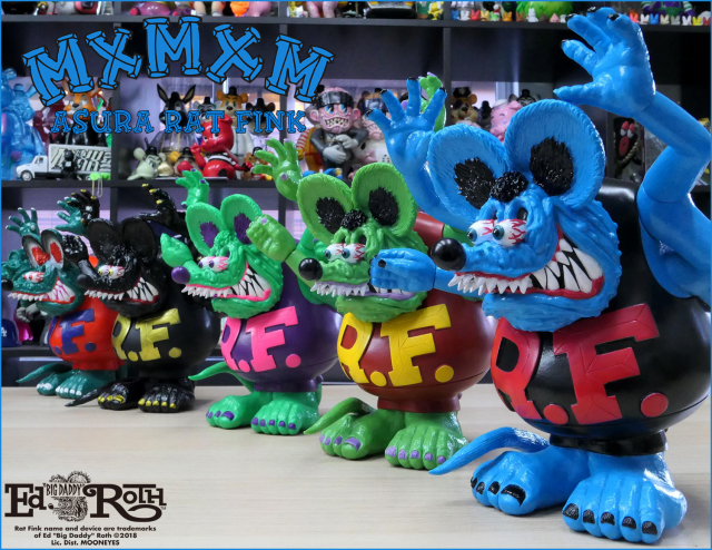 Magical Mosh Misfits x BlackBook Toy:Asura Rat Fink BL Fink