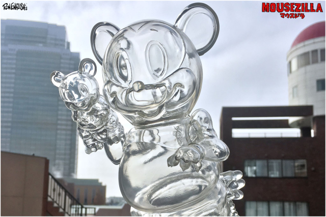 Ron English x BlackBook Toy( ロン・イングリッシュ) Mousezilla Stealth with mini