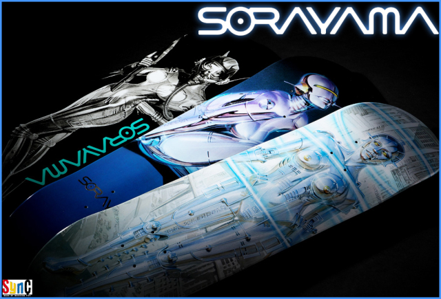 Hajime Sorayama x Sync:Skate Decks