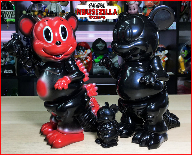 Ron English x BlackBook Toy( ロン・イングリッシュ)　Mousezilla Red Devil with mini