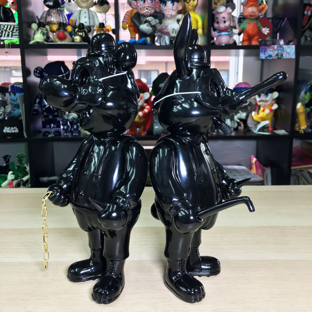 Frank Kozik x BlackBook Toy:Piggums, Lil Alex, Dim (not a set) Ninja