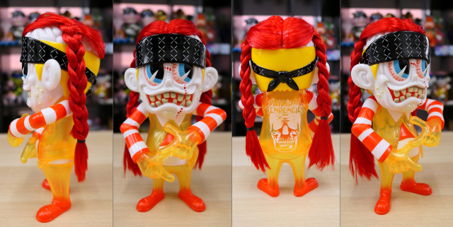 Suicidal Tendencies x BlackBook Toy:SKUM-kun Clear MC(not a set)