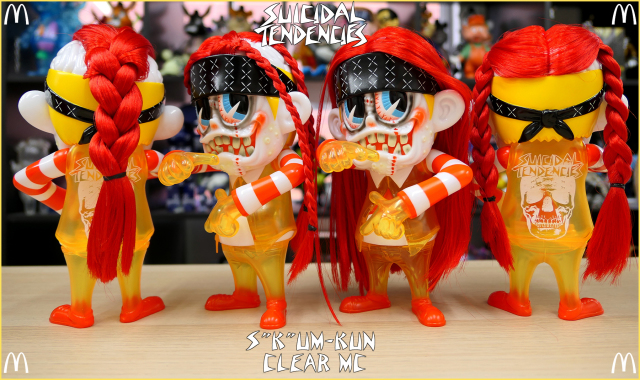 Suicidal Tendencies x BlackBook Toy:SKUM-kun Clear MC(not a set)