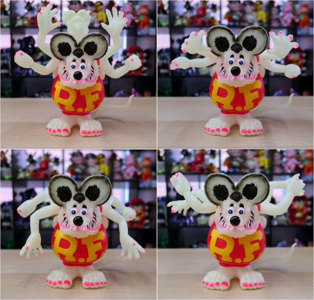 Magical Mosh Misfits x BlackBook Toy:Asura Rat Fink GID