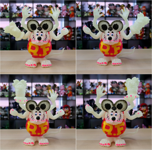 Magical Mosh Misfits x BlackBook Toy:Asura Rat Fink GID