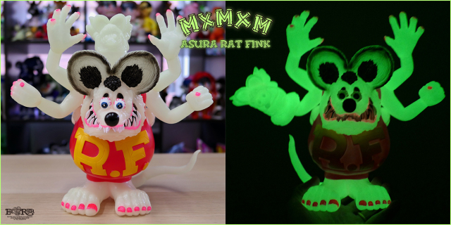 Magical Mosh Misfits x BlackBook Toy:Asura Rat Fink GID