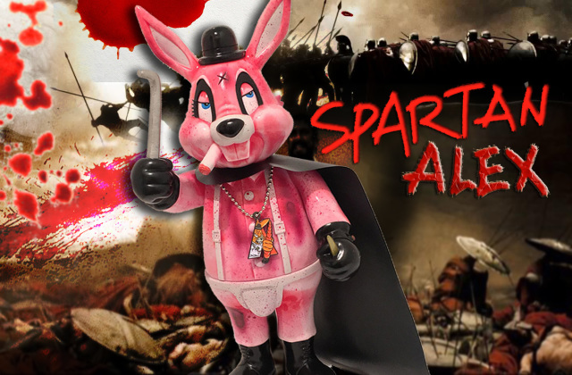 Frank Kozik x BlackBook Toy:A Clockwork Carrot Spartan Alex